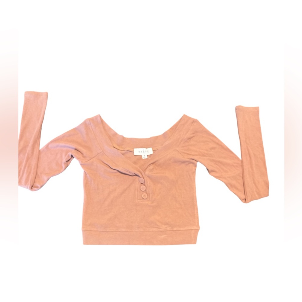 MARBLE Blush Long Sleeve Top